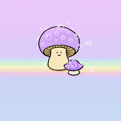 Cute Mushroom Bowing