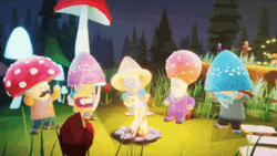 Cute Mushroom Party
