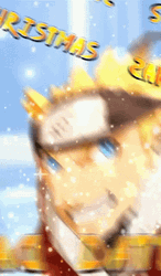 Cute Naruto Anime Merry Christmas Wishes GIF