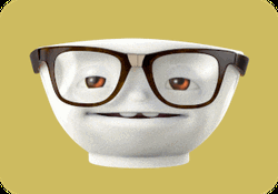 Cute Nerd Emoji Surprised Reaction  GIF