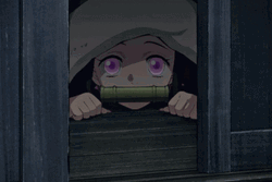 Cute Nezuko Hiding