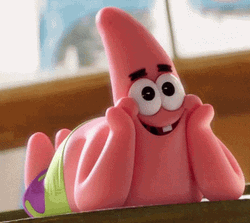 Cute Patrick Star Spongebob Movie GIF