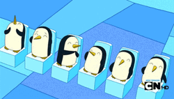 Cute Penguin Clap Adventure Time GIF