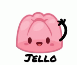 Cute Pink Jelly Sticker  GIF