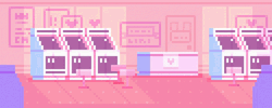 Cute Pixel Aesthetic Pink And Purple Arcade GIF
