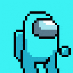 Cute Pixel Among Us Dancing GIF