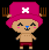 Cute Pixilated Tony Tony Chopper GIF