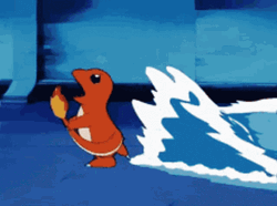 Cute Pokemon Charmander Running