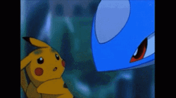 Cute Pokemon Licking Pikachu