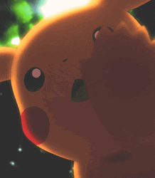 Cute Pokemon Pikachu Waving