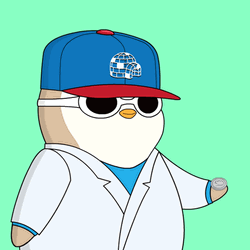Cute Pudgy Penguin Coin Flip GIF