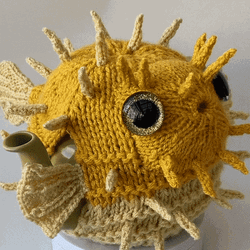 Cute Pufferfish Eyes GIF
