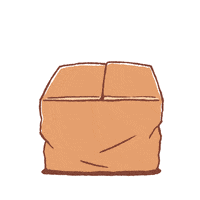 Cute Puppy Inside Cramped Box  GIF
