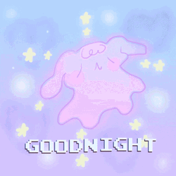 Cute Purple Good Night GIF