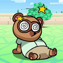 Cute Racoon Is Dizzy GIF