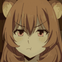 Cute Raphtalia Making Pouty Face GIF