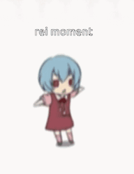 Cute Rei Ayanami Dancing GIF