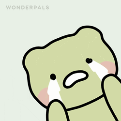 Cute Sad Crying WonderPal GIF
