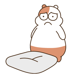 Cute Sad Zookiz Sticker GIF