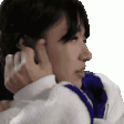Cute School Girl Itchy GIF