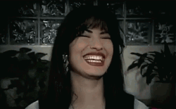 Cute Selena Quintanilla Laughing GIF