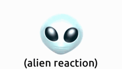 Cute Shocked Alien Reaction