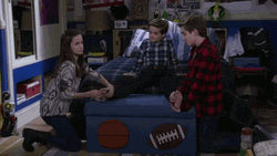 Cute Siblings Bonding Foot Massage GIF