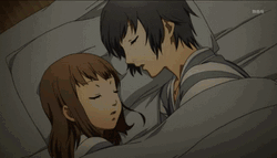 Comforting Anime Cuddle GIF | GIFDB.com