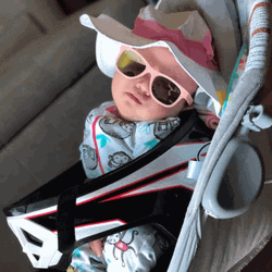 Cute Sleeping Baby Finger Guns GIF