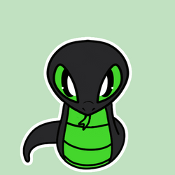 Cute Snake Beast Mode GIF