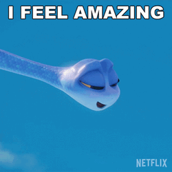 Cute Snake Maddie Flying Back To The Outback GIF