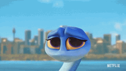 Cute Snake Maddie Showing Her Fangs GIF