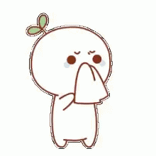 Cute Sneezing Cartoon GIF