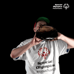 Cute Softball Special Olympics Catching Ball GIF