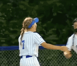 Cute Softball Yell Byrnes Rebels GIF