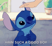Cute Stitch Good Boy GIF