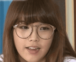 Cute Surprised IU  GIF
