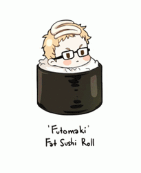 Cute Sushi Emoticons GIF