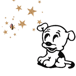 Cute Thank You Animated Dog GIF