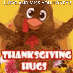 Cute Thanksgiving Hugs GIF