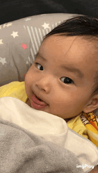 Cute Tongue Asian Baby GIF