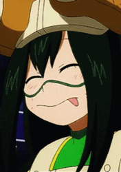 Cute Tongue Out Tsuyu Asui GIF