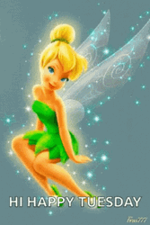 Cute Tuesday Tinkerbell Pose GIF