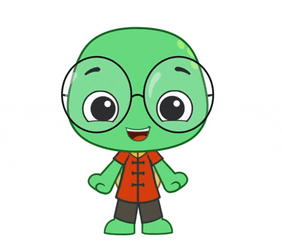 Cute Turtle With Eyeglasses Dancing GIF