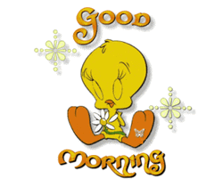 Cute Tweety Bird Good Morning Artwork GIF