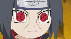 Cute Uchiha Itachi Sharingan Eyes GIF