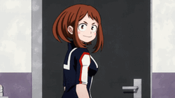 Cute Uraraka Approving GIF