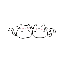 Cute Uwu Couple Kittens