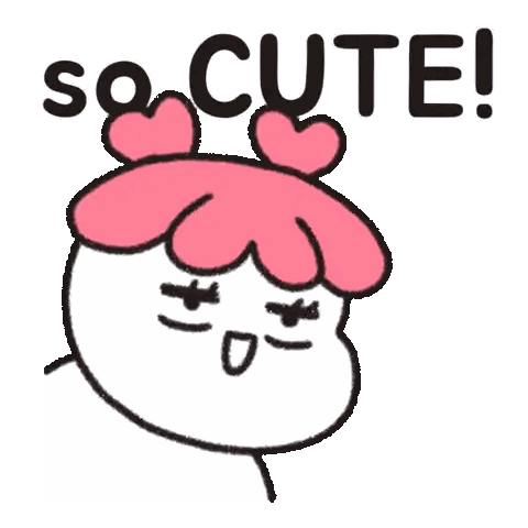 Cute Woman With Hearts In Hair Sticker