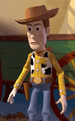 Cute Woody Angry Fist GIF